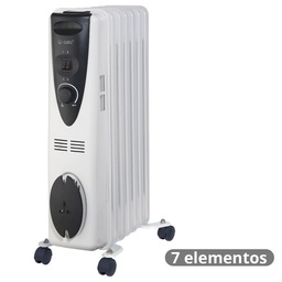 [301015000] Radiateur à bain d'huile 7 éléments Máx. 1500W.