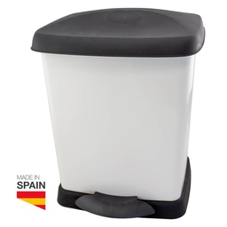 [402005000] Rubbish bin with pedal 22L