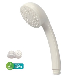 [404005000] Pomme de douche éco 73 mm simple blanc