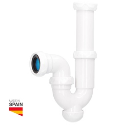 [404035006] Siphon courbe extensible sortie Ø40 mm réducteur Ø32 mm