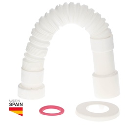 [404035010] Tubo flexible 1&quot; 1/2 - 40/50mm Blanco