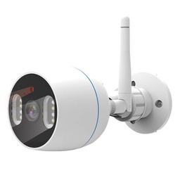 [405025000] Caméra extérieure intelligente à connexion Wi-Fi et vision nocturne en couleur 1080P-2MP