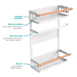 [500090002] Organizador objetos com íman para eletrodomésticos