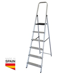 [502050006] Escalera aluminio 6 peldaños Max. 150kg