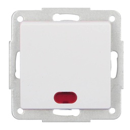 [103500037] Single push switch recessed LED Gamma 56x56