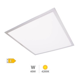 [203400010] Painel encastrável ultrafino LED Sabha 40 W 4200 K Níquel