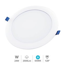 [201000047] Belur round recessed downlight 24W 6500K White