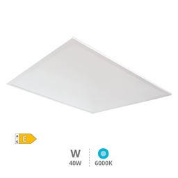 [203400009] Panneau à encastrer ultra fin LED Sabha 40 W 6000K Blanc