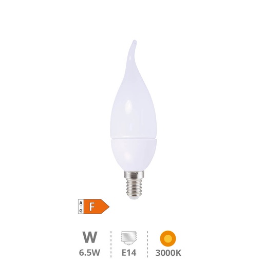 [200695026] Bombilla LED vela soplo de viento 6,5W E14 3000K