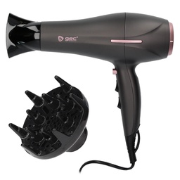 [400070001] Sèche-cheveux Notos tourmaline 2200 W avec concentrateur et diffuseur d'air