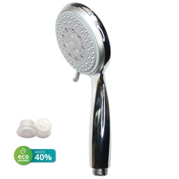 [404005003] Pomme de douche éco 100 mm 3 fonctions chromée