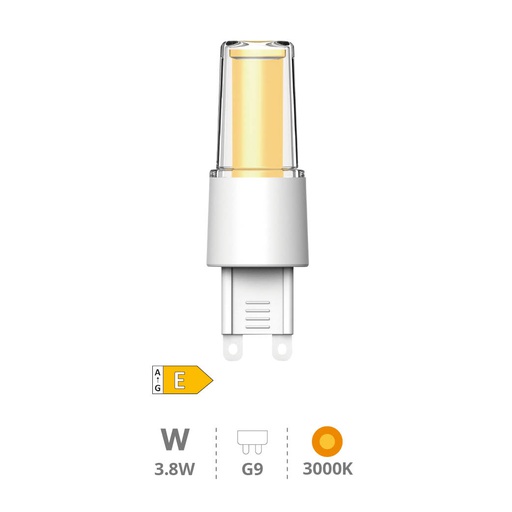 [200675030] Bombilla LED COB 3,8W G9 3000K