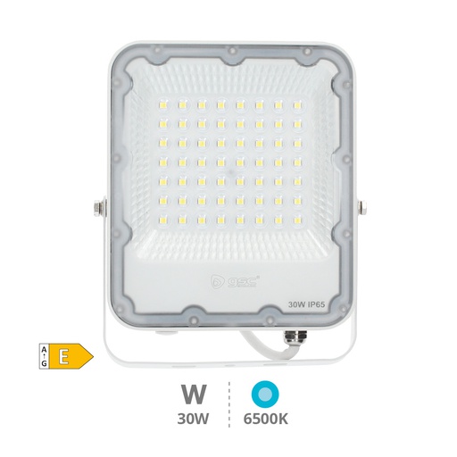 [202600066] Proyector aluminio LED 30W 6500K IP65 Blanco