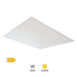 [203400012] Painel encastrável LED Ubari 40 W 4200 K Branco   