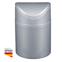 [402005007] Caixote de lixo de mesa 1,5 l Prateado – Retrátil 12 un.