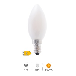 [200695042] Lâmpada LED vela Série Cristal 4 W E14 3000 K