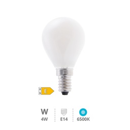 [200690067] Bombilla LED esférica Serie Cristal 4W E14 6500K