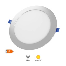 [201000062] Belur round recessed downlight 18W 4000K Grey