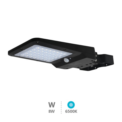 [201635002] Farola solar LED Ornes con sensor crepuscular y movimiento 8W 6500K IP65