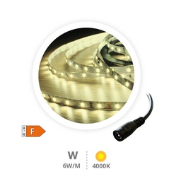 [204030007] 5M 6W/M LED strip 4000-4500K IP20 24V