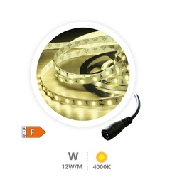 [204030019] 5M 12W/M LED strip 4000-4500K IP44 24V