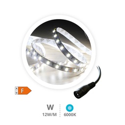 [204030020] 5M 12W/M LED strip 6000-6500K IP44 24V