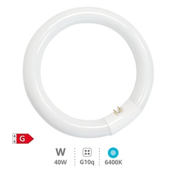 [200800011] Tubo fluorescente circular T9 trifósforo 40W G10q 6400K