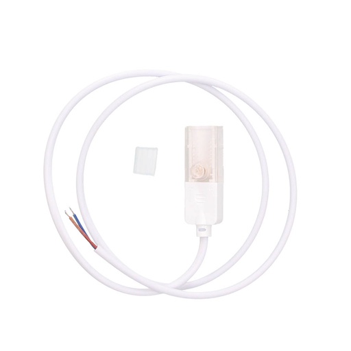 [204005009] Kit cable alimentación 1M + tapa final para tira LED ref. 204030025 - 27 - 28