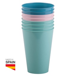 [401050002] Set of 8 reusable glasses 450ml