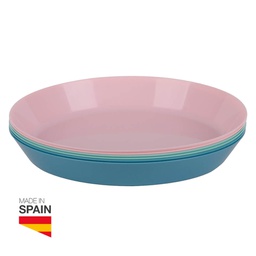 [401045022] Jeu 6 assiettes réutilisables Ø 185 mm