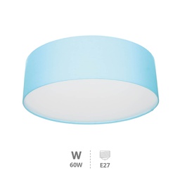 [203600003] Gemena fabric ceiling lamp 2xE27 White