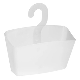 [404000004] Basket with multifunction hanger White - 12pcs Shrink