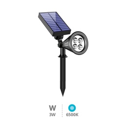 [201210013] Estaca jardín solar LED Alezu 6500K IP67 regulable