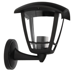 [201640001] Farol de jardín brazo abajo Serie Barli E27 Negro