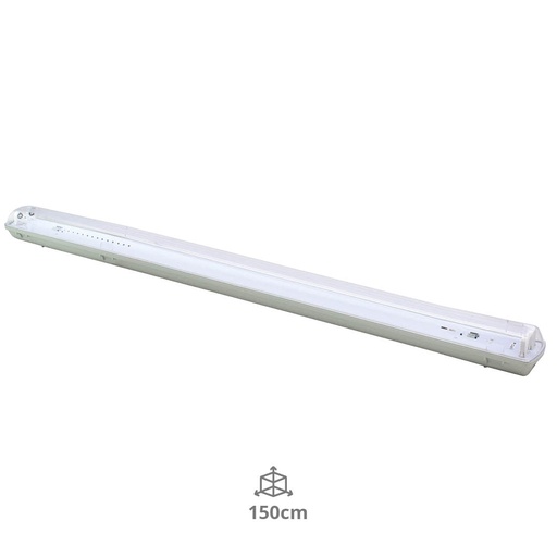 [203200019] Pantalla estanca para 2 tubos LED T8 150cm