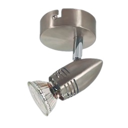 [202000025] Kegla series single spotlight GU10 nickel