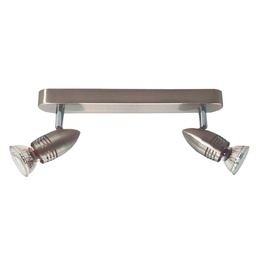 [202000026] Kegla series double linear spotlights GU10 nickel