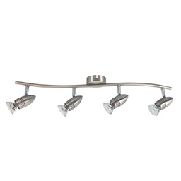 [202000029] Kegla series quadruple linear spotlights GU10 nickel