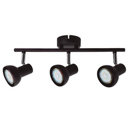 [202000039] Kaitola series triple linear spotlights GU10 Black