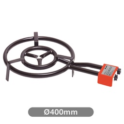 [401025012] Double Ø400mm gas burner for Ø260mm to Ø600mm paellas