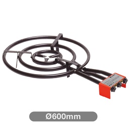 [401025014] Quemador de gas triple Ø600mm para paelleras de Ø260mm a Ø800mm