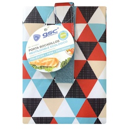 [401030031] Porta bocadillos reutilizable ecológico Estampado