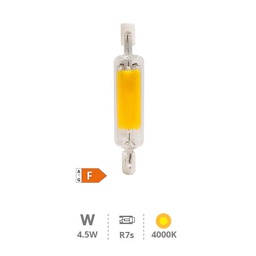 [200650052] Bombilla lineal LED COB 78mm R7s 4,5W 4000K