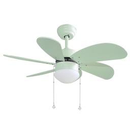 [300005078] 32' DC ceiling fan 2XE27 lampholder Green