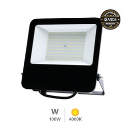 [202600108] Projecteur LED 100W 4000K IP65 Noir - Pro Line