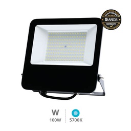 [202600109] Projecteur LED 100W 5700K IP65 Noir - Pro Line