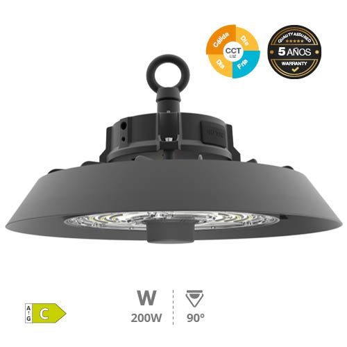 [202400016] Campana industrial LED Mitope 120 - 160 - 200W 90º 3000 - 4000 - 5700K - Pro Line