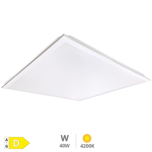 [203400024] Panel empotrable LED Lubuko 59,5x59,5cm 40W 4200K UGR19 IP44 Blanco - Pro Line