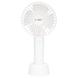 [300010023] Mini ventilateur de main USB rechargeable Blanc