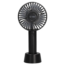 [300010024] Miniventilador de mão recarregável USB Negro